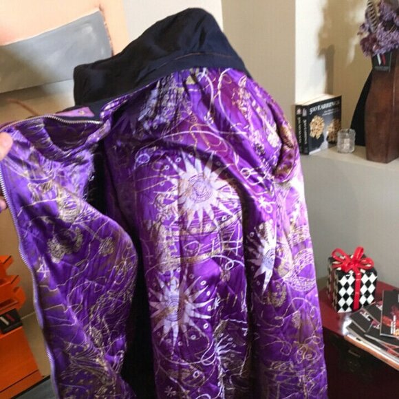 The People of the Labyrinths Blue Cotton Jacket - Picture 12 of 12